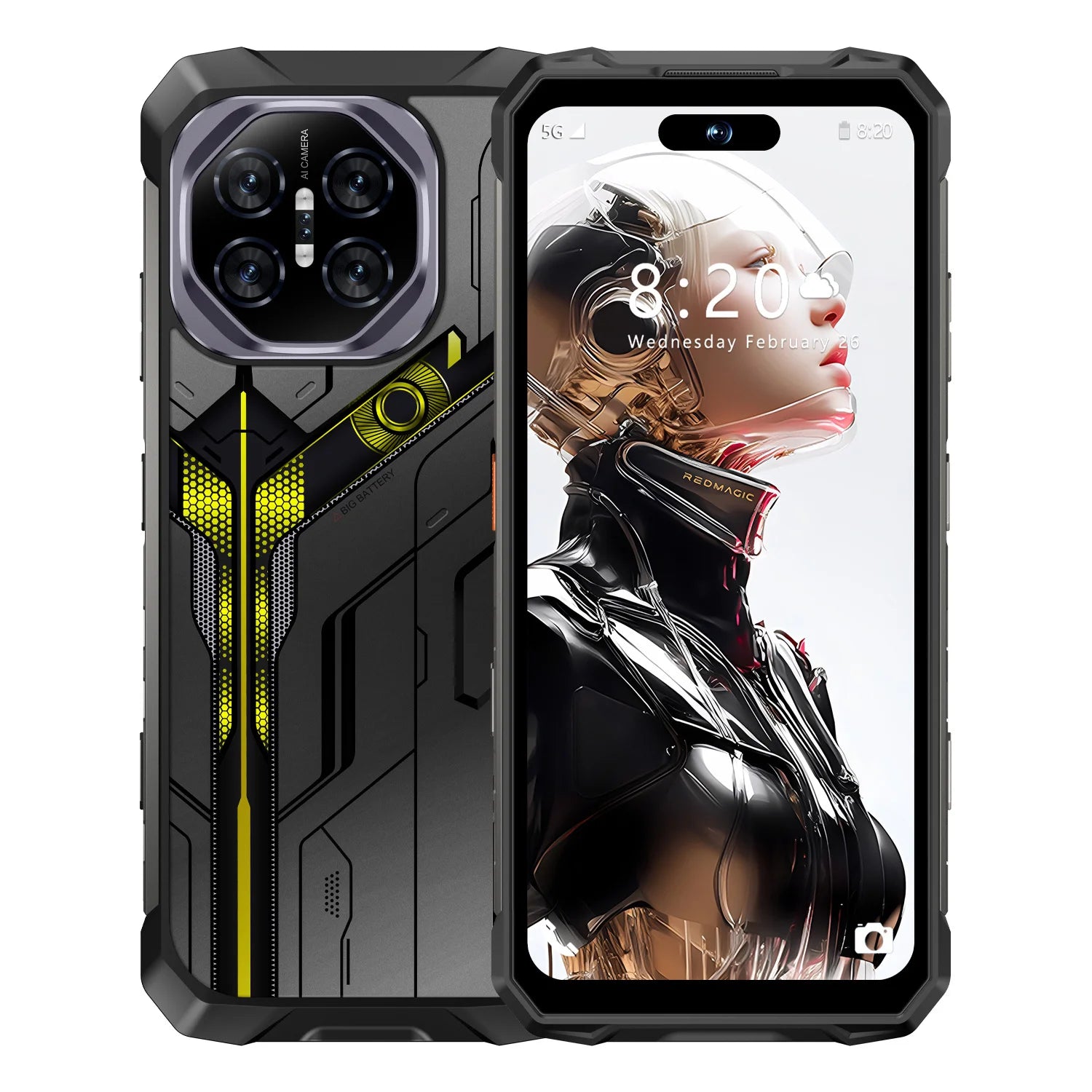 Tidesmit X27 Ultra 5G Android smartphone featuring 7.2 inch HD display 16GB RAM 1TB storage and dual SIM slots