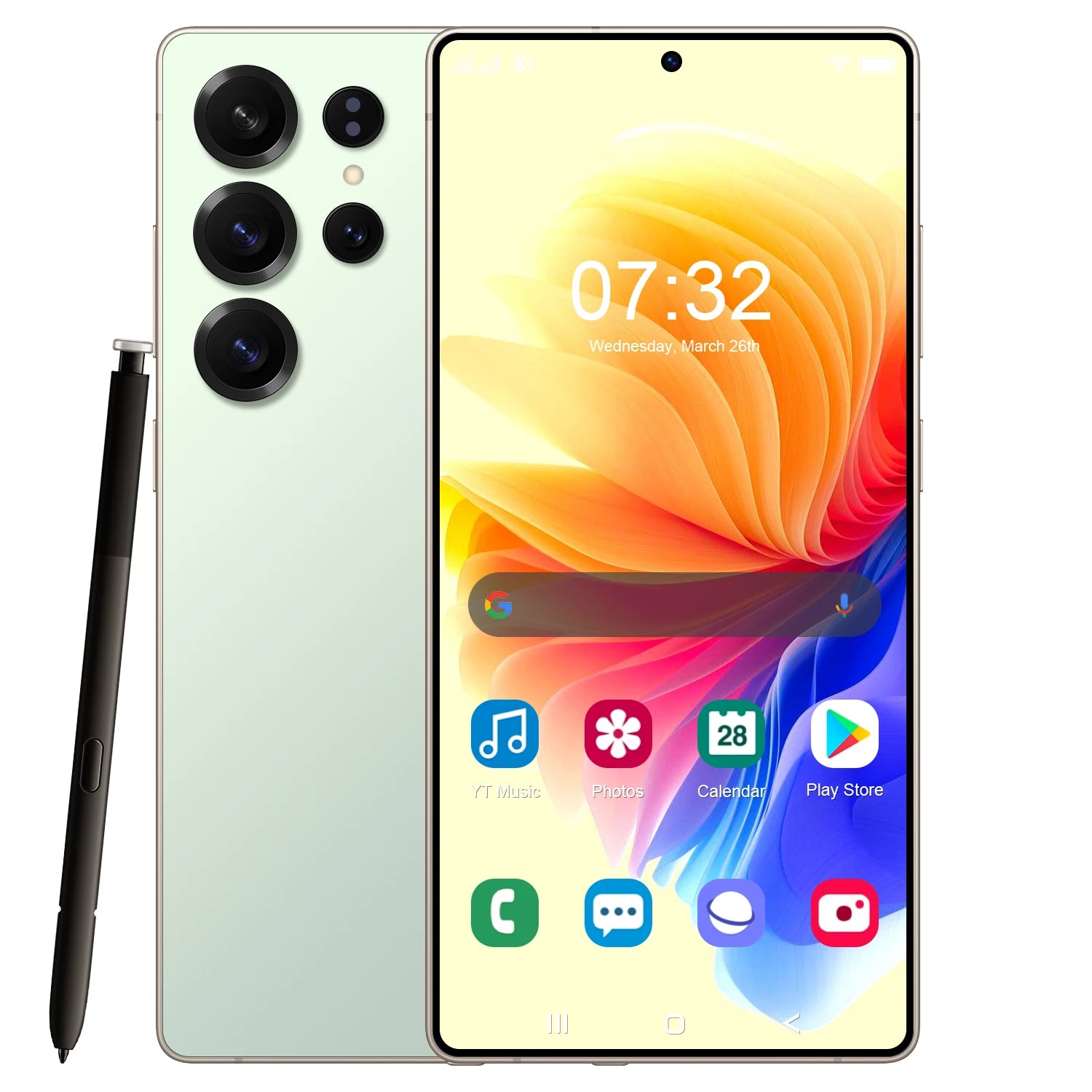 S25 Ultra 5G Smartphone 1TB 16GB RAM - High Capacity Mobile Green 16g 1TB Tidesmit