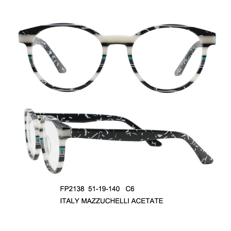 Luxury Trendy High Quality Eyeglasses Frames Eyewear Acetate Frame Eye Glasses for Women