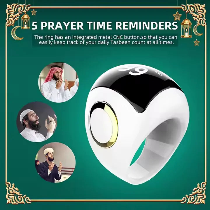 Trending Products Smart Ring Islam Electronic Zikr Ring Muslim Ramadan Decorations Gifts Tidesmit