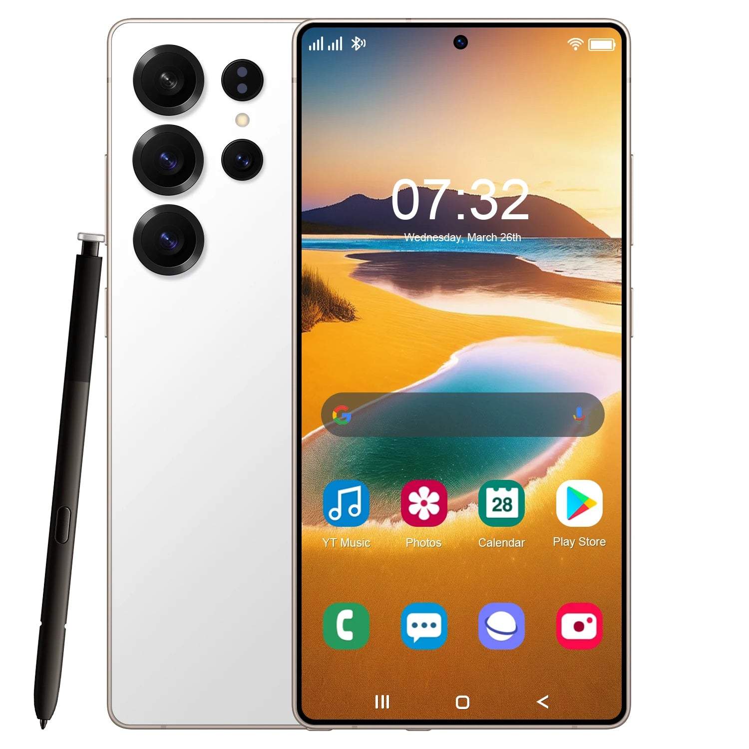 Tidesmit 5G Smartphone with 7.3 Inch OLED Display, 16GB RAM, 1TB Storage Tidesmit