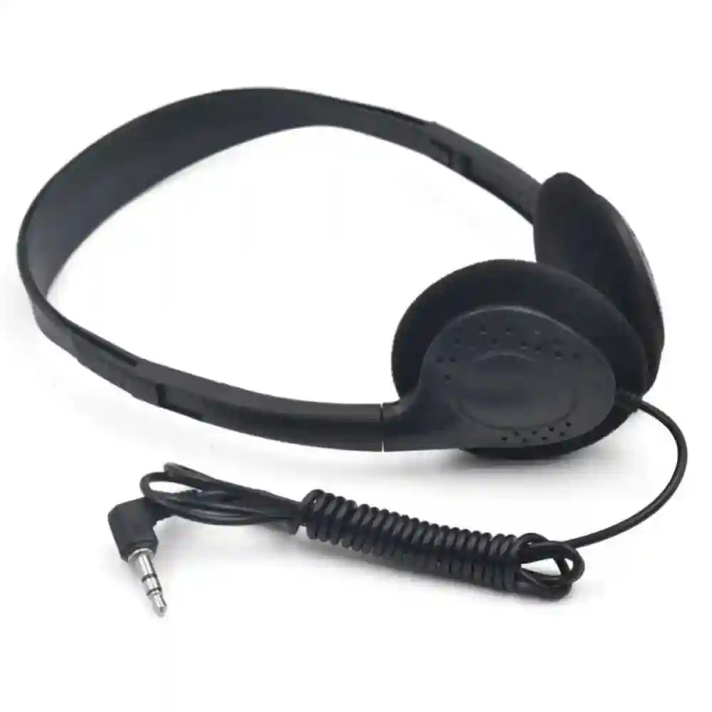 Wired Over-Ear Headphones with Microphone - 3.5mm Stereo Black Tidesmit