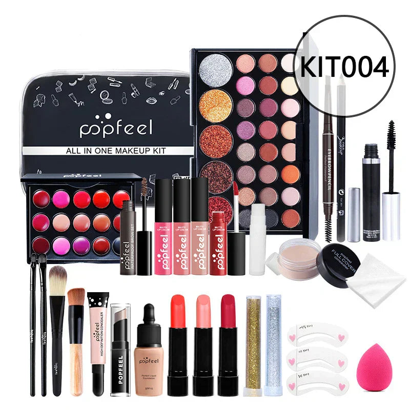 20 Styles New Arrival 20 Different Styles POPFEEL ALL in ONE Full Professional Makeup Kit for Girl ALIBABA KIT004 Tidesmit