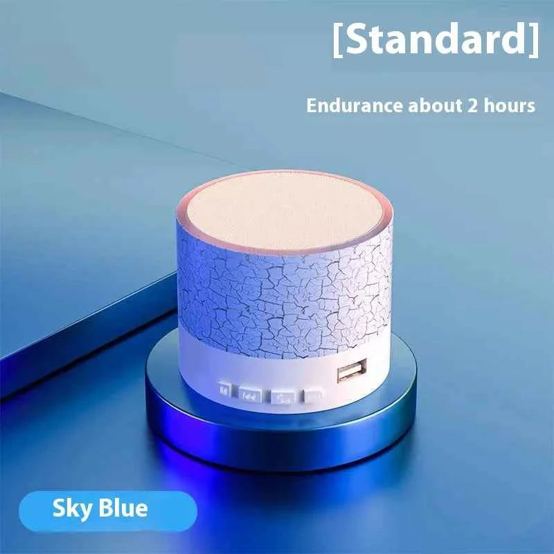 Upgrade Mini Portable Bluetooth Speaker RGB Light USB TF Card Reader Stereo MP3 Speaker for Home Atmosphere Desktop My Store