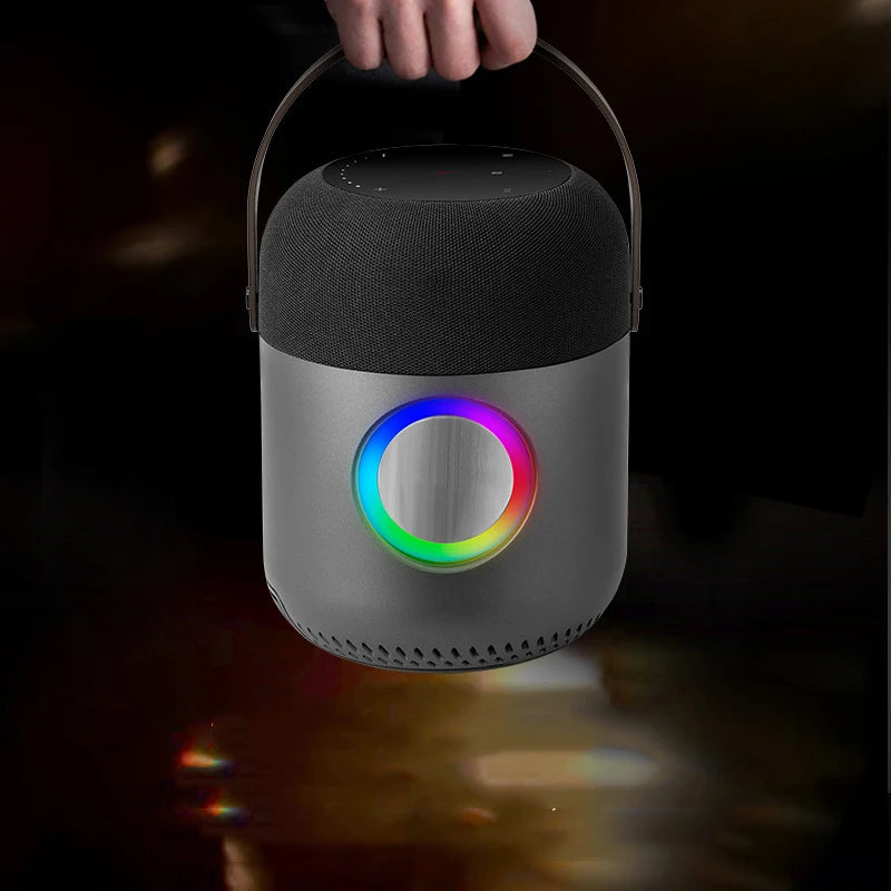 New Style 100W Portable RGB LED Light Touch Panel Button 360 Surrounding Sound Wireless Speaker Subwoofer TWS TF USB My Store