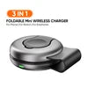 Multifunctional 3in1 Desktop Charging Stand Mobile Phone Earphone Watch Magnetic Wireless Charger Type-C Round Tidesmit