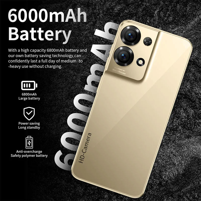Reno 8 Pro 5G Smartphone 1TB 16GB RAM Unlocked Dual SIM Gold 16g Tidesmit