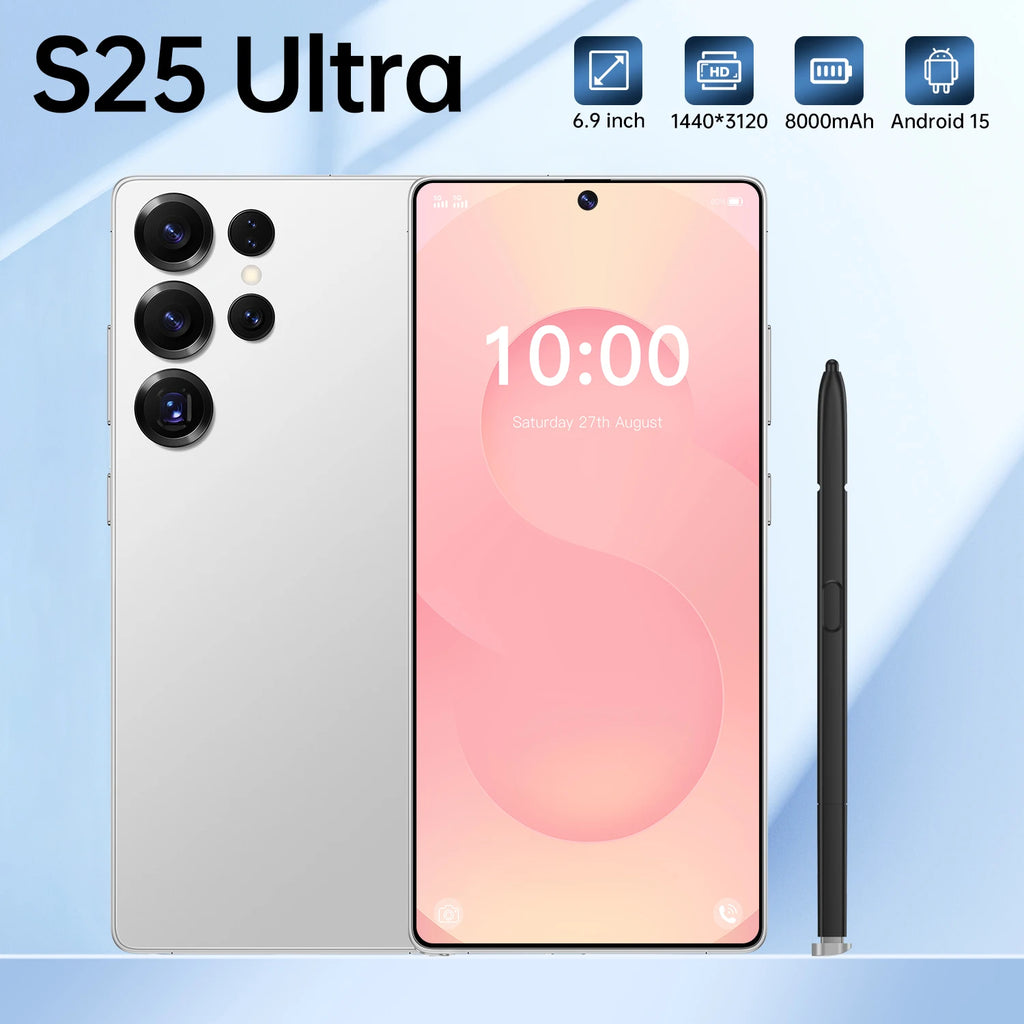 S25 Ultra 5G Smartphone 1TB 16GB RAM 6.9 Inch AMOLED Display Tidesmit
