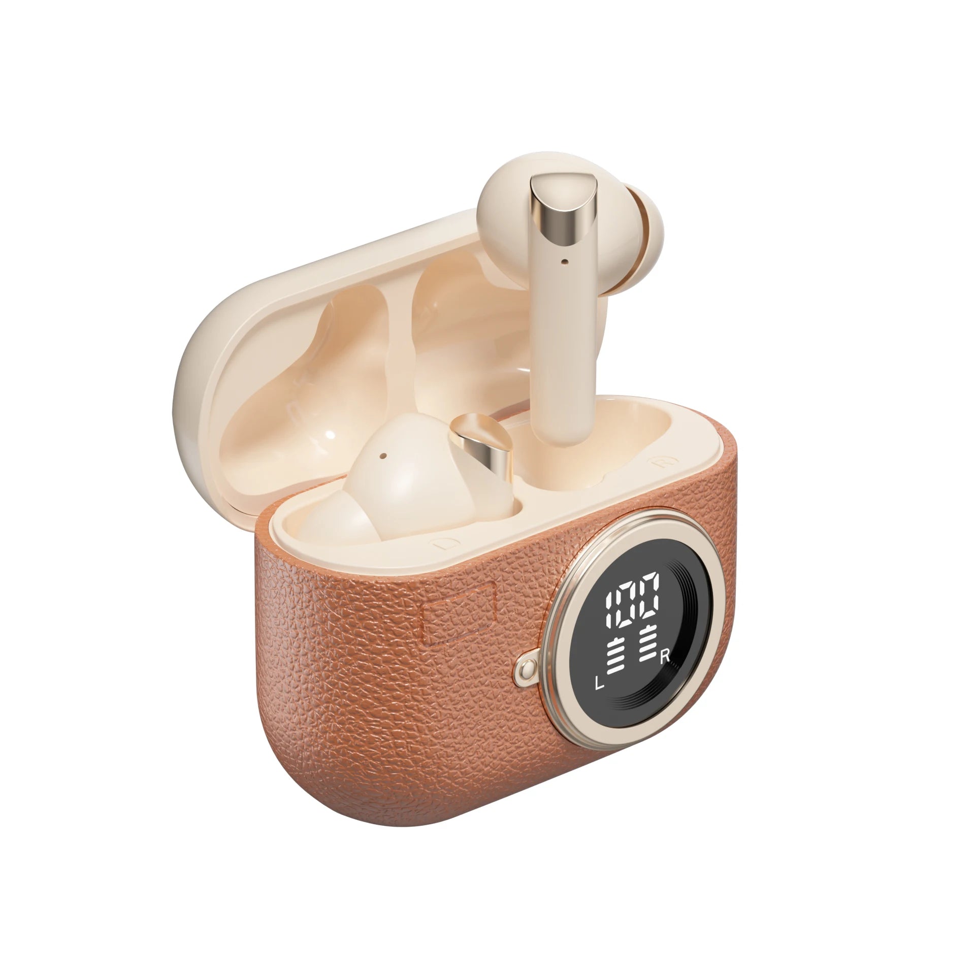 Hot Selling M88 Active Noise Cancelling Wireless Headphones BT5.4 Wireless Led Display Earbuds Noise Canceling Headset with Mic Tidesmit