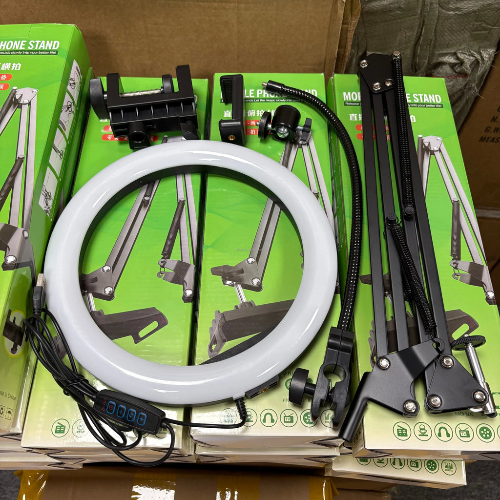 10 Inch Live Broadcast Photography Fill Light 26cm Led Live Beauty Circular Selfie Ring Light With Holder Stand Tidesmit