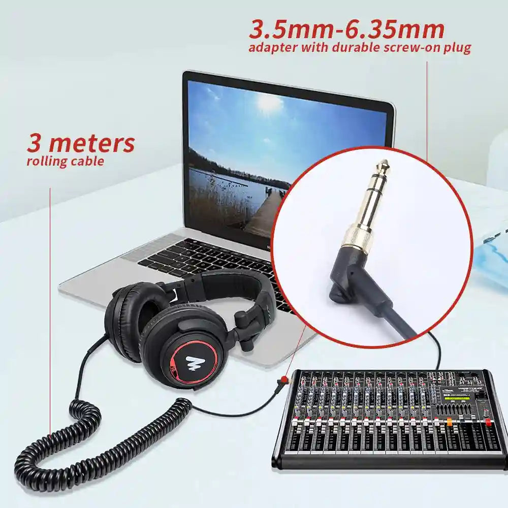 Studio Wireless Over-Ear Headphones with 50MM Drivers and Foldable Design Tidesmit