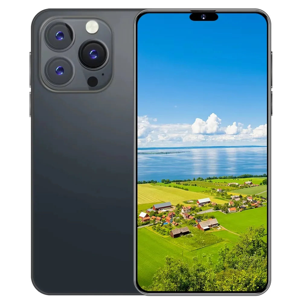 Unlocked Phone 15 Pro Max 8GB+512GB Dual Sim Card 4G 5G Smartphone 6.8 Inch OLED Screen I 15 Phone 15 Pro Max Smart Phone logo Tidesmit