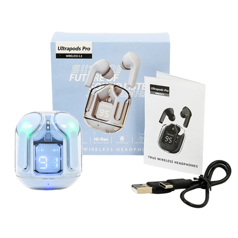 Air31 Crystal TWS Earbuds True Stereo Wireless Headphones Headsets Audifonos Fones De Ouvido Earbud & In-ear Tidesmit