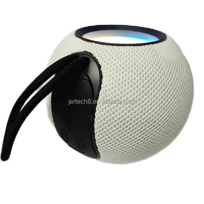 VN131 Jertech Fabric Art 500mAh 8H RGB Light Waterproof Soundbox Portable Wireless BT5.1 4in TF Card Play Mini Subwoofer Speaker My Store