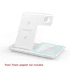 3 in 1 Wireless Charger Multifunction Phone Charging Stand Chargers Wireless Charger for iPhone AirPods Earphone Smart Watch Universal White Tidesmit