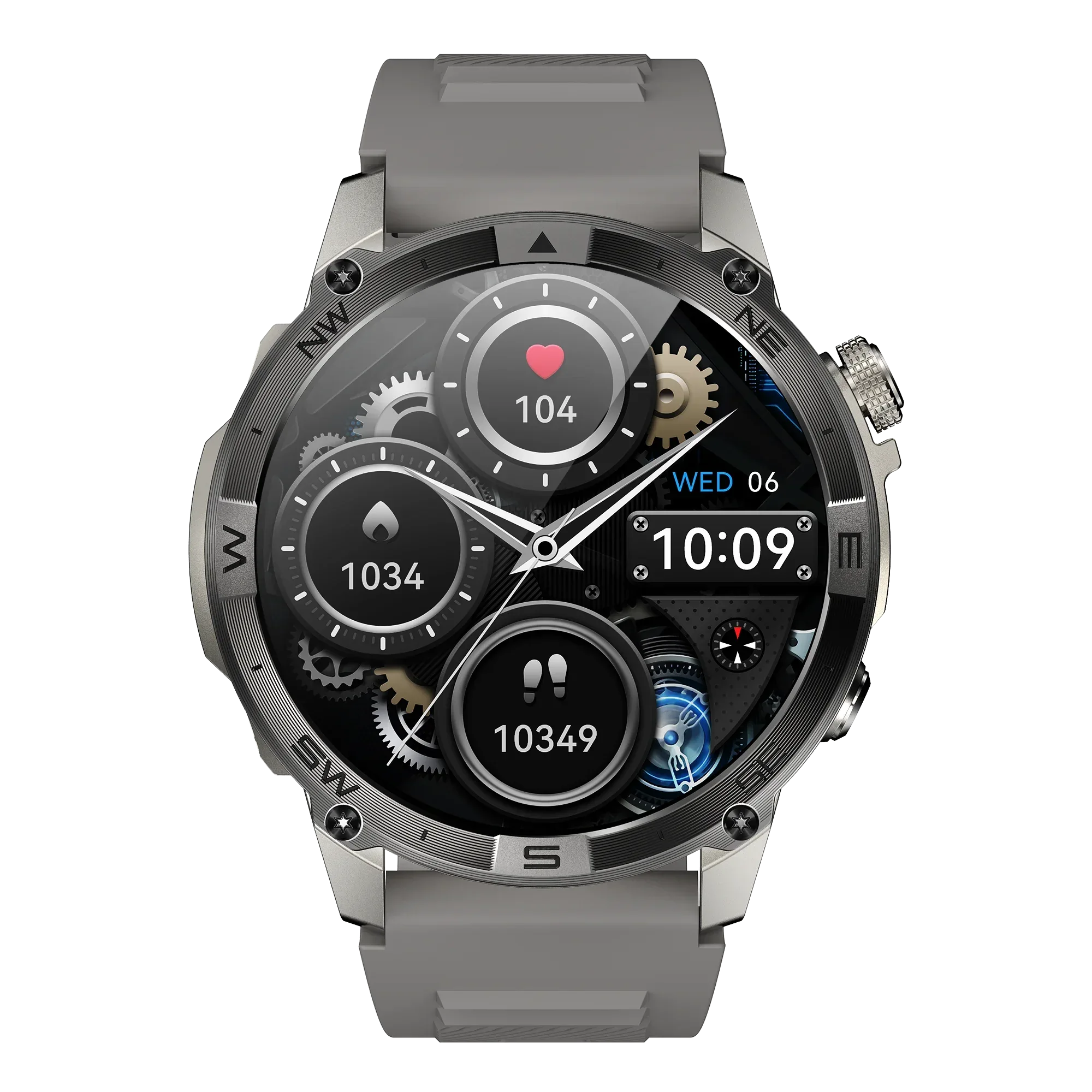 Real Time GPS Smart Watch IP67 Waterproof 1.43 ''AMOLED Fitness tracker Health Monitor Compass HK08 Sport Reloj Inteligente 2024 - Tidesmit