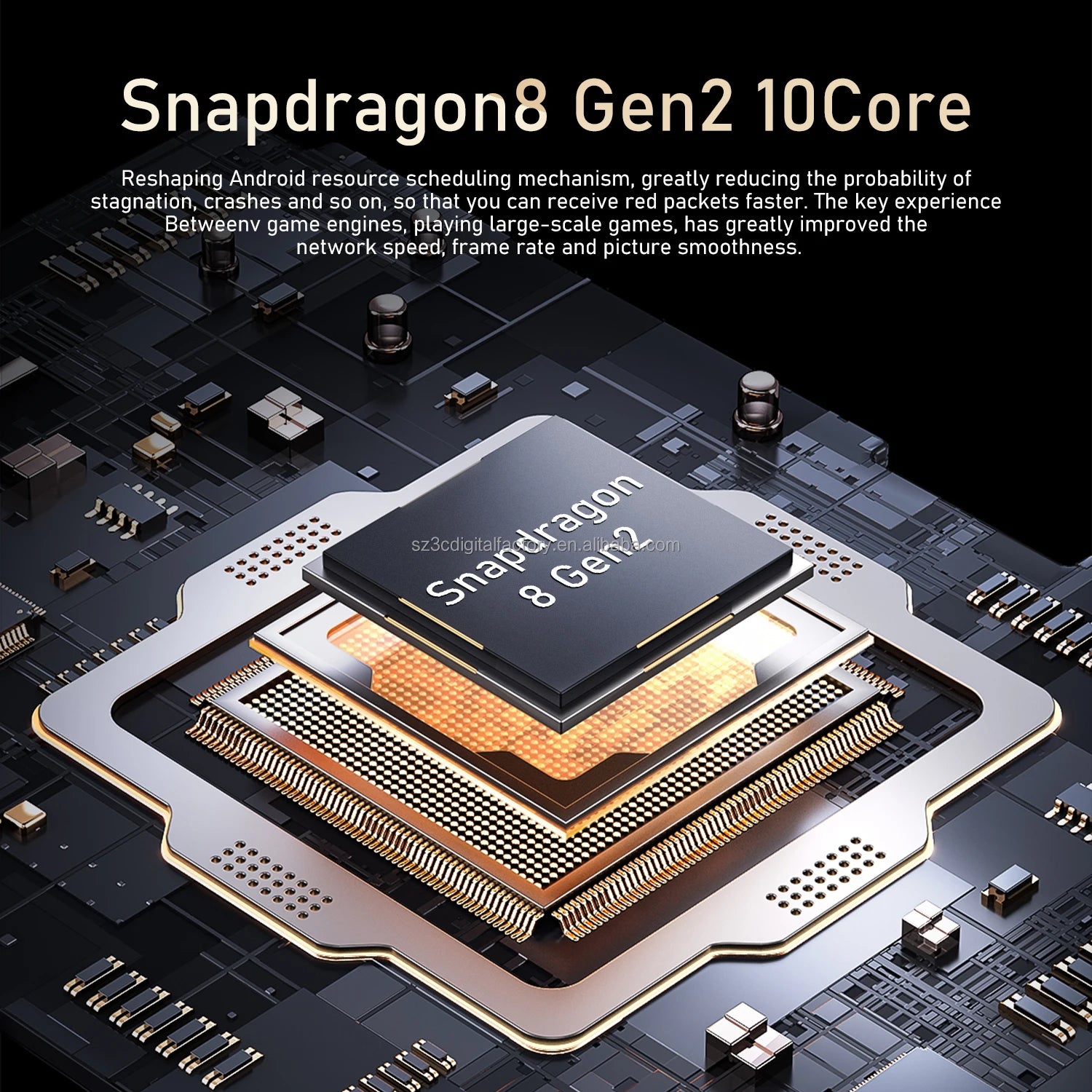 Tidesmit S25 Ultra 5G smartphone with 108MP camera, 16GB RAM, 1TB storage, and Deca Core CPU for gaming.