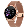 2025 Dropshipping Hot IP68 Waterproof Heart Rate Monitoring Stainless Steel Kw10 Smartwatch Women Smart Watch Fitness Bracelet - Tidesmit