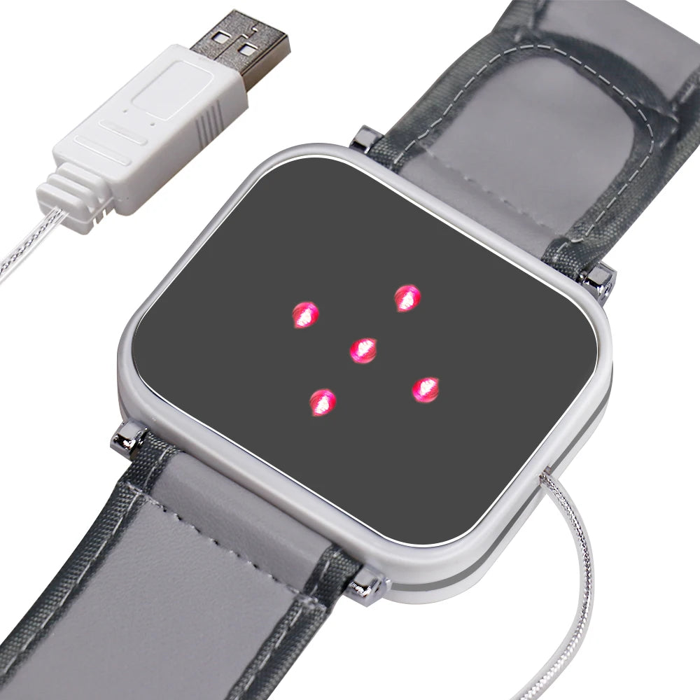 Laser Therapy Wrist Watch for Blood Sugar and Pressure Management Relaxation Treatment Tidesmit