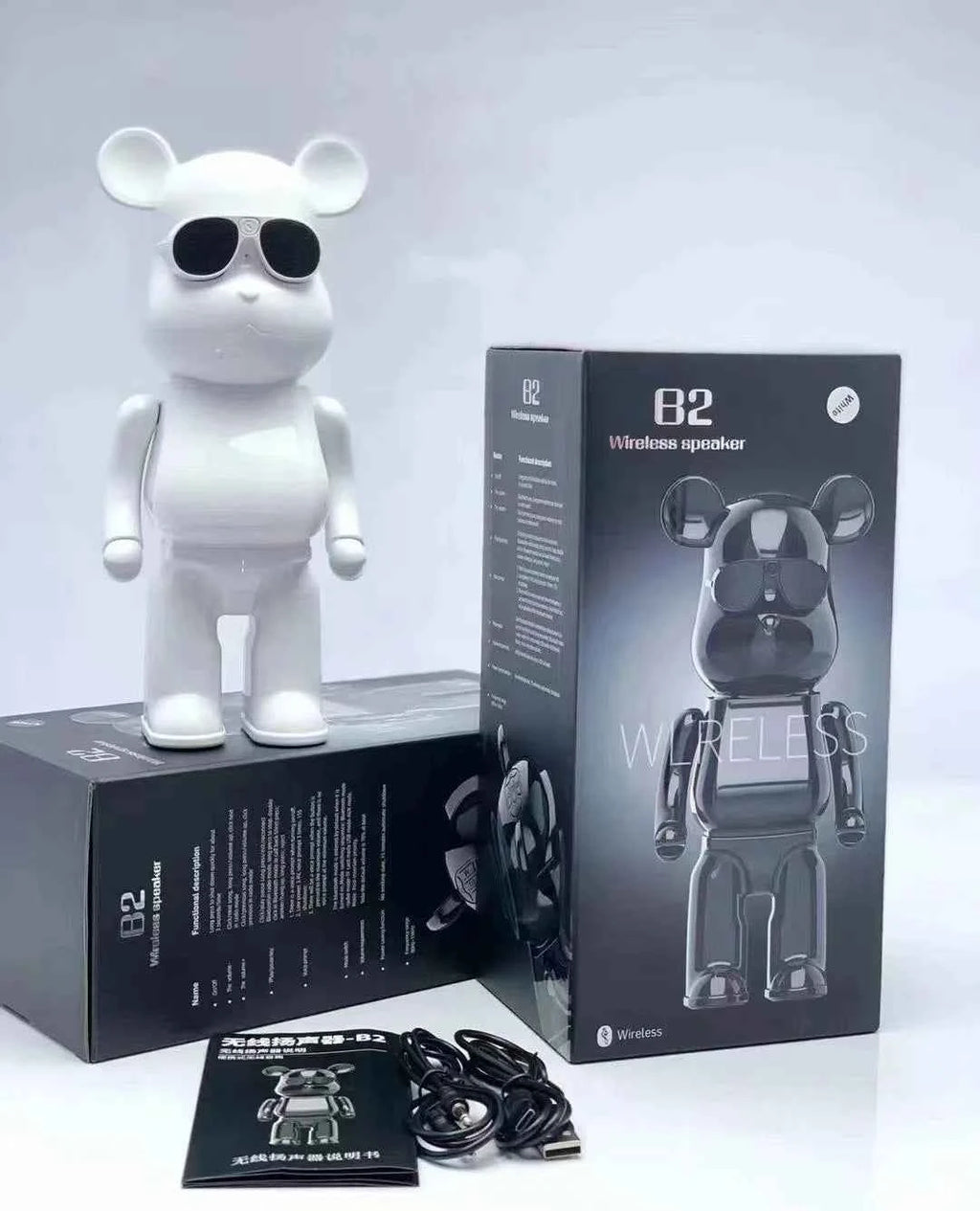 Violent Bear TWS Wireless Portable Column Speakers for Bluetooth FM Stereo Subwoofer Loudspeaker Audio Music Center for Mobile P My Store