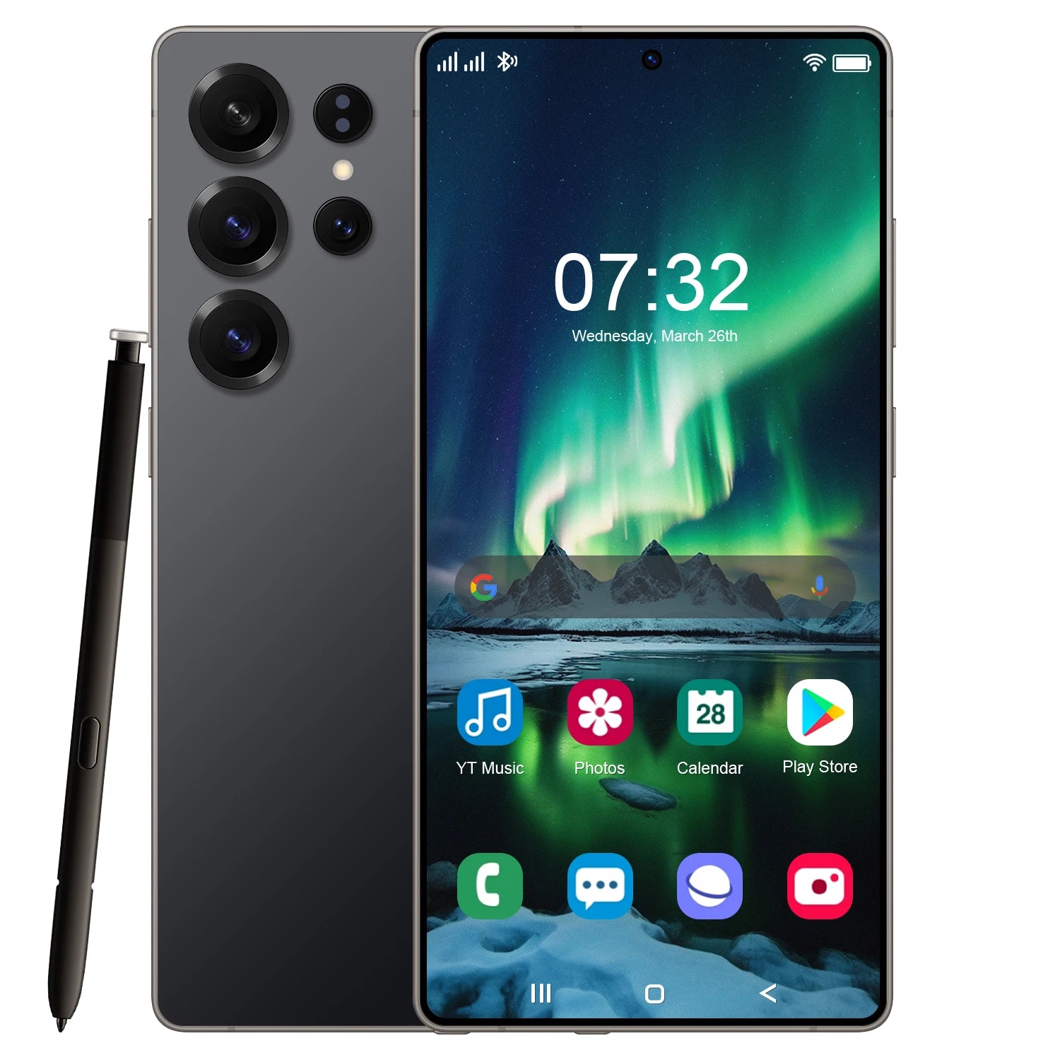 Tidesmit 5G Smartphone with 7.3 Inch OLED Display, 16GB RAM, 1TB Storage Tidesmit