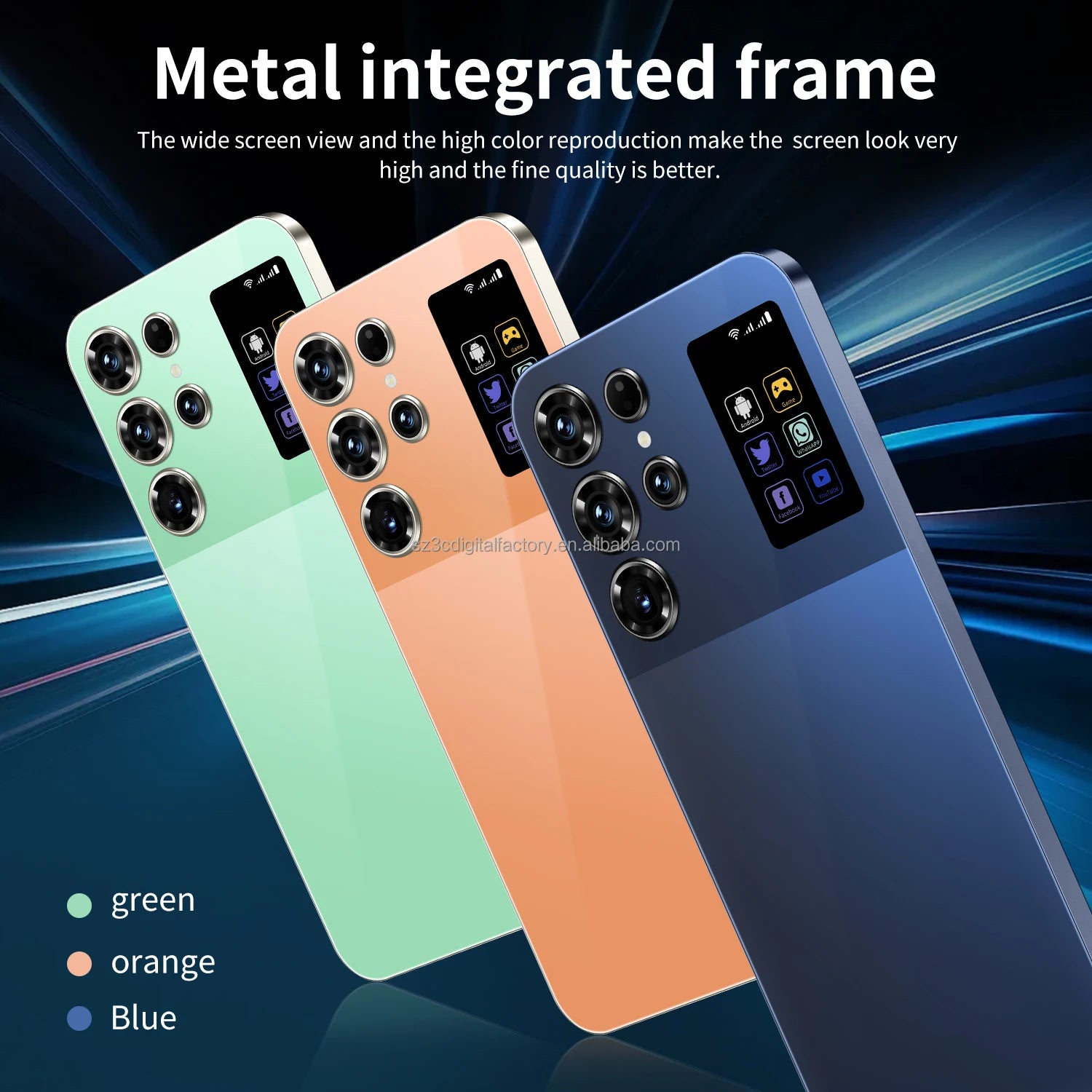 Global Version Mobile Phone S26 Ultra Supports 3G/4G/5G Dual SIM Android 14 16GB+1TB Smartphone for S26 Ultra Tidesmit