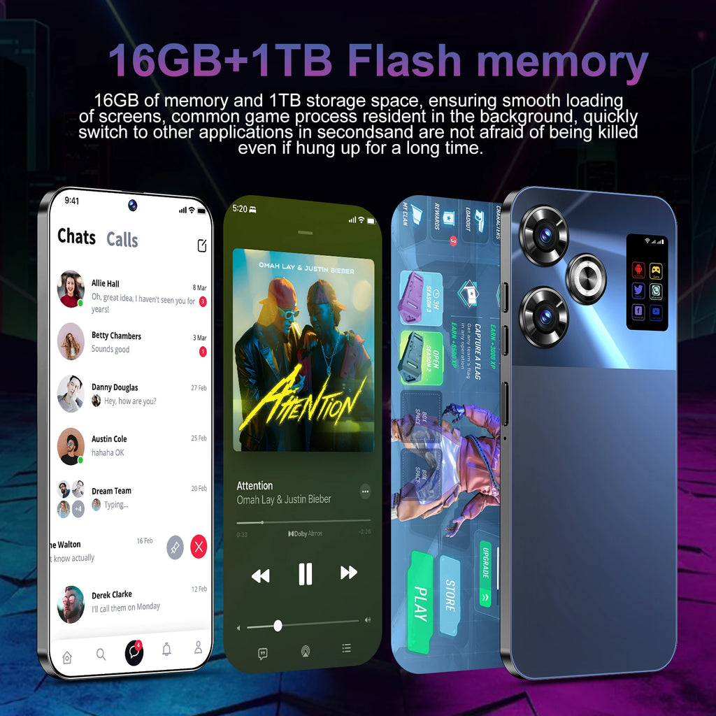 S25 Ultra 5G Smartphone - 1TB Storage, 108MP Camera, 7.3-inch Display Tidesmit