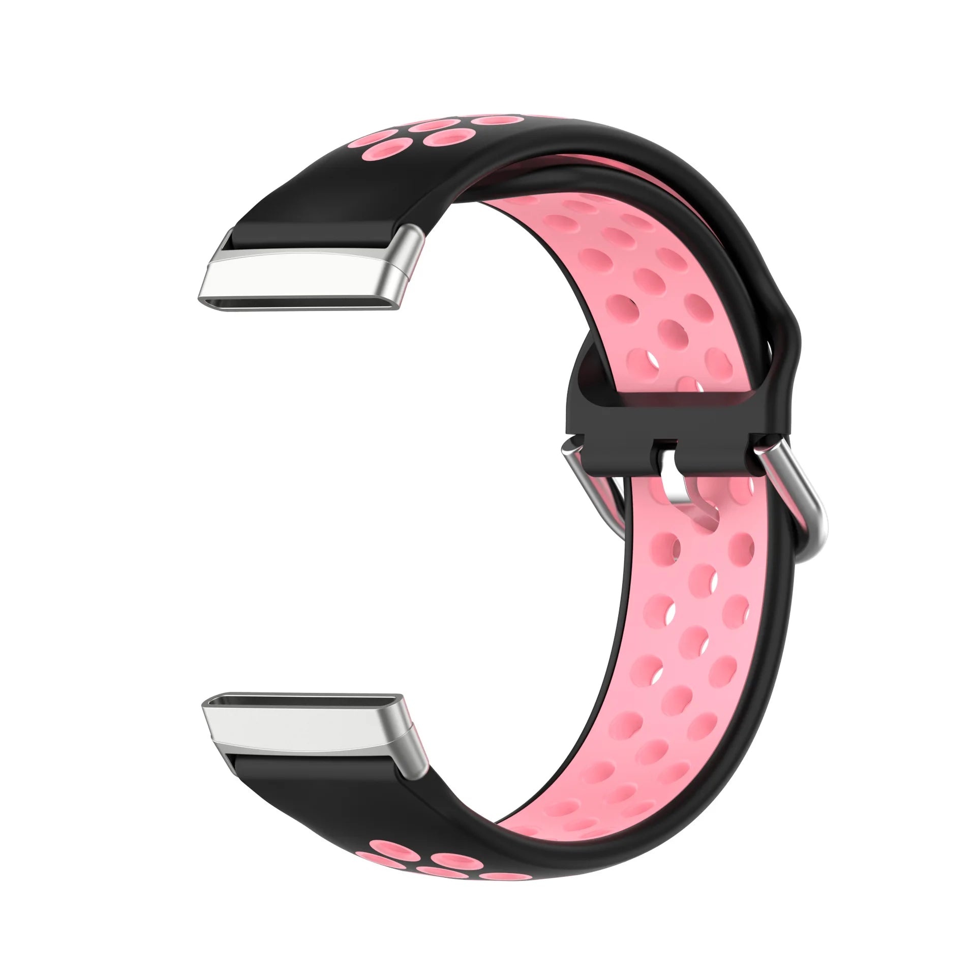 Colorful soft silicone sport wristband for Fitbit Versa 3 and Sense smartwatches in vibrant colors