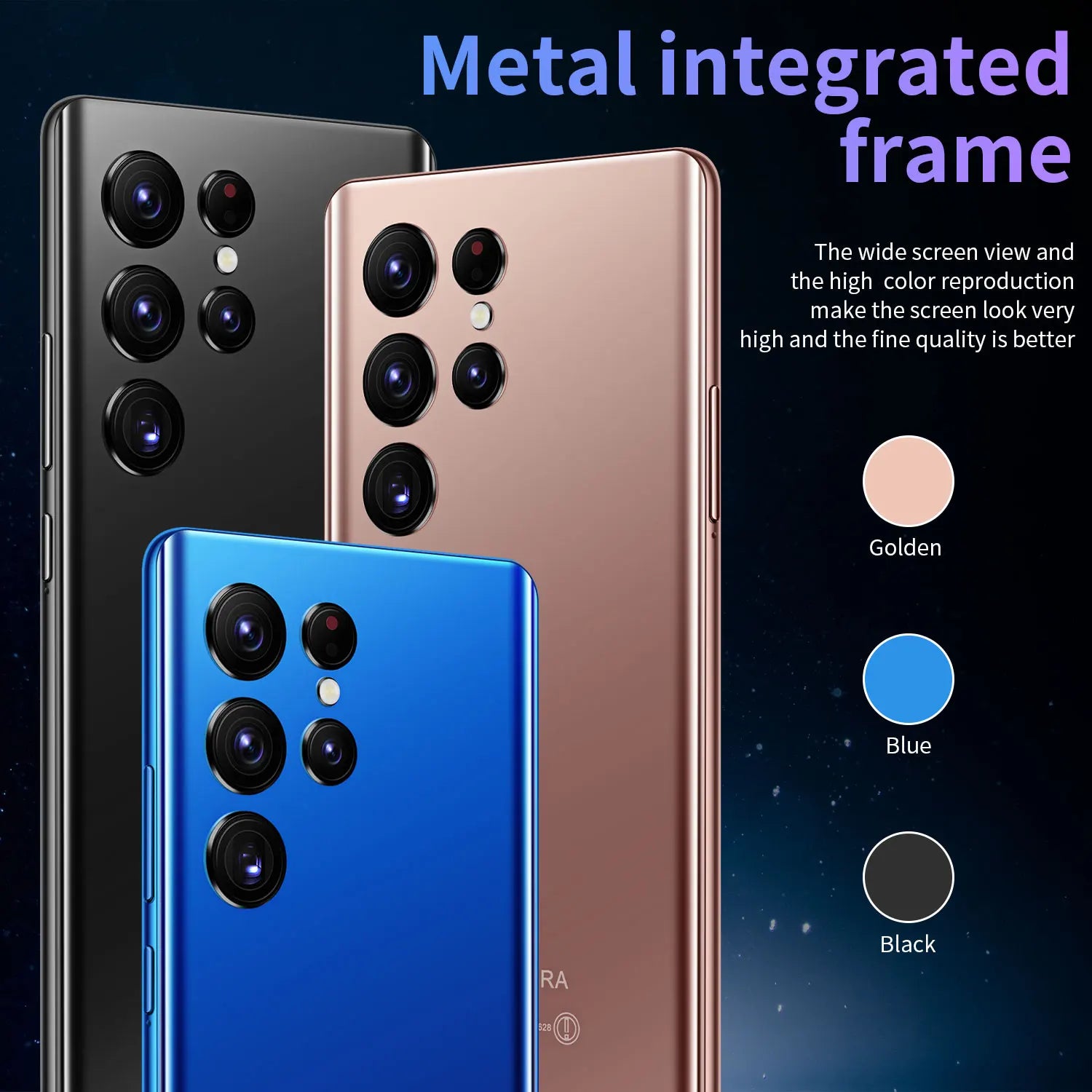 Hot Selling S23 ULTRA Original 16GB+1TB 7.3 Inch Full Display Android 14 Mobile Cell Smart Phone Tidesmit