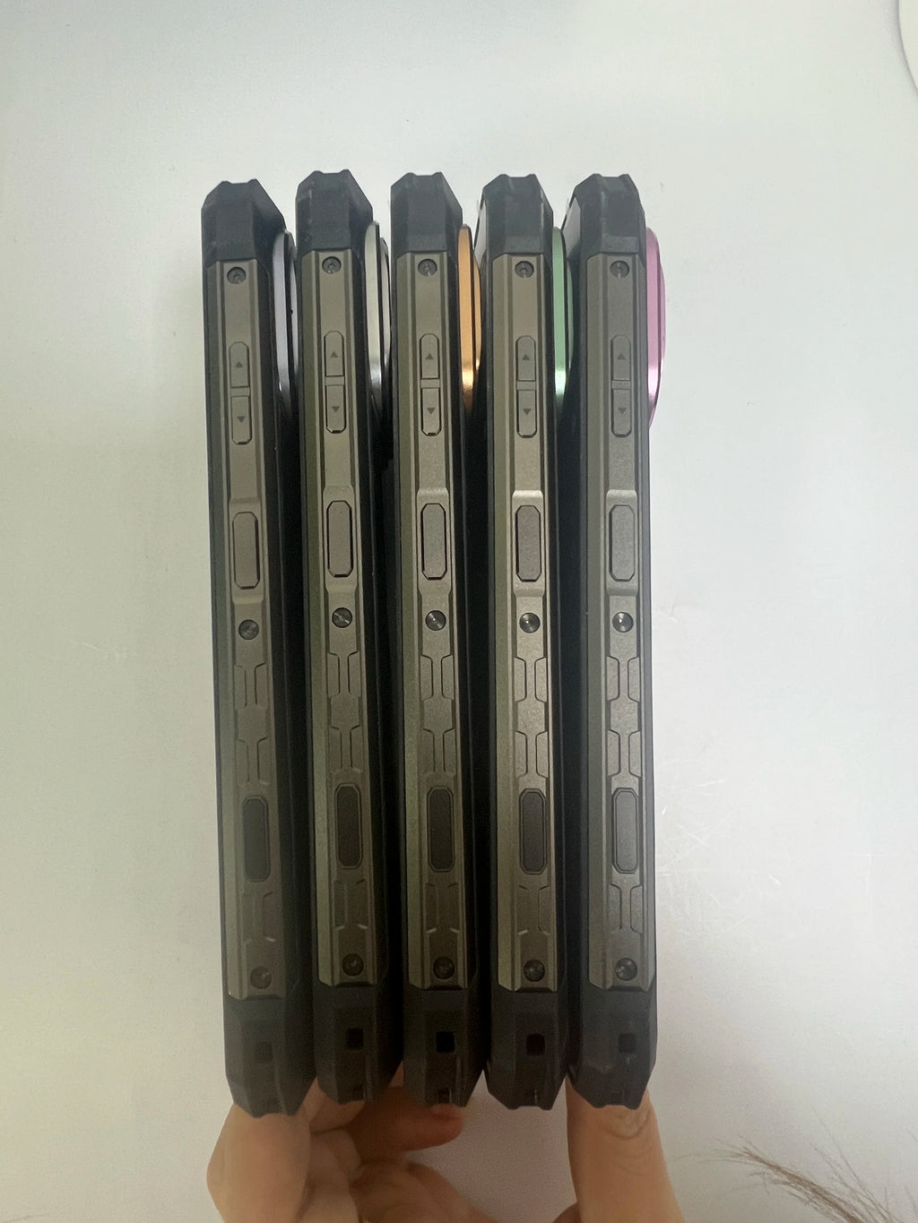 Tidesmit X27 Ultra 5G Android smartphone side profile view showing slim design and massive 7.2 inch display