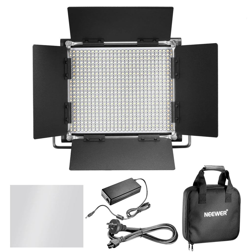 Bi-Color LED Video Light | 660 Bead Studio Panel for Content Creation Tidesmit