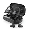IPX7 Waterproof TWS Earbuds Wireless 5.0 Blue Tooth HiFi 3D Stereo Sound Noise Canceling Mic Charging Box LED Battery JL Black BE1032 Tidesmit