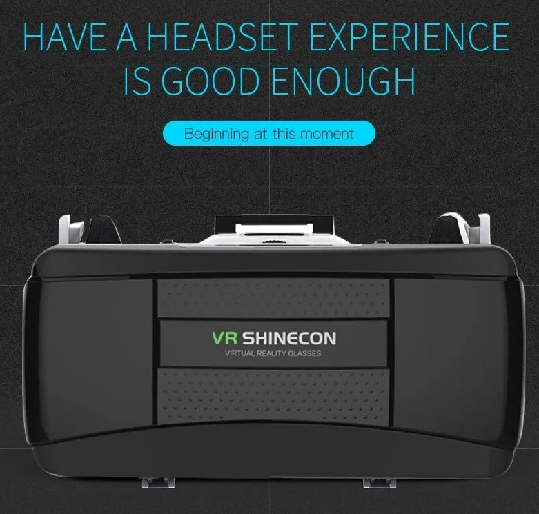 2024 G06EB Original VR 3D Glasses Wireless Rocker Cardboard Headset Helmet for IOS Android AR Hardware for Virtual Reality Tidesmit