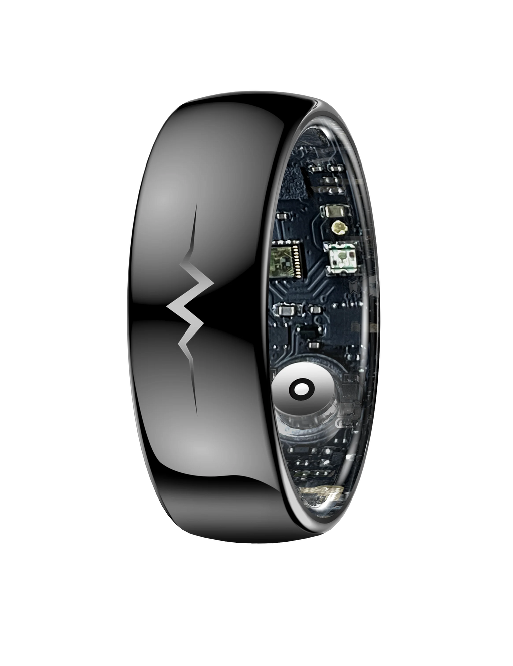 Q520 ECG Smart Ring AI Heart Analysis Non-Invasive Glucose Monitor SpO2 Fitness Tracker Best Selling Smart Ring for Adults Tidesmit