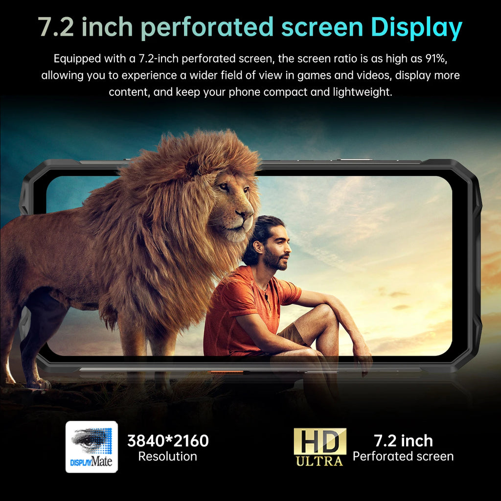 Close-up of Tidesmit X27 Ultra smartphone showing edge design, physical buttons, and charging port details.