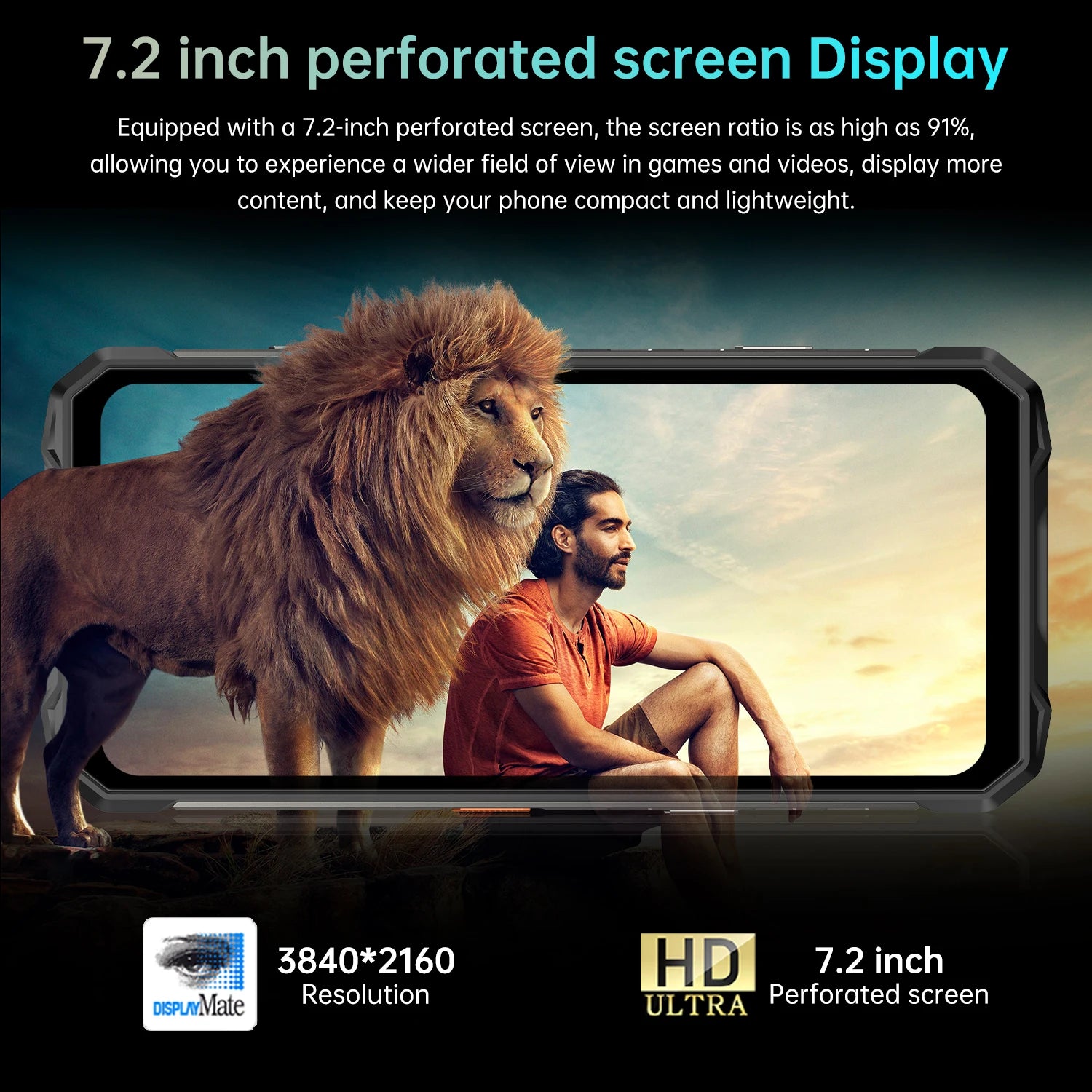 Close-up of Tidesmit X27 Ultra smartphone showing edge design, physical buttons, and charging port details.