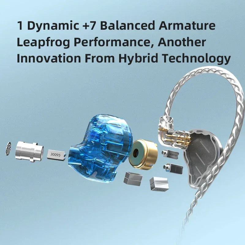 KZ ZAX 16-Driver Hybrid HiFi In-Ear Monitors by Tidesmit Tidesmit