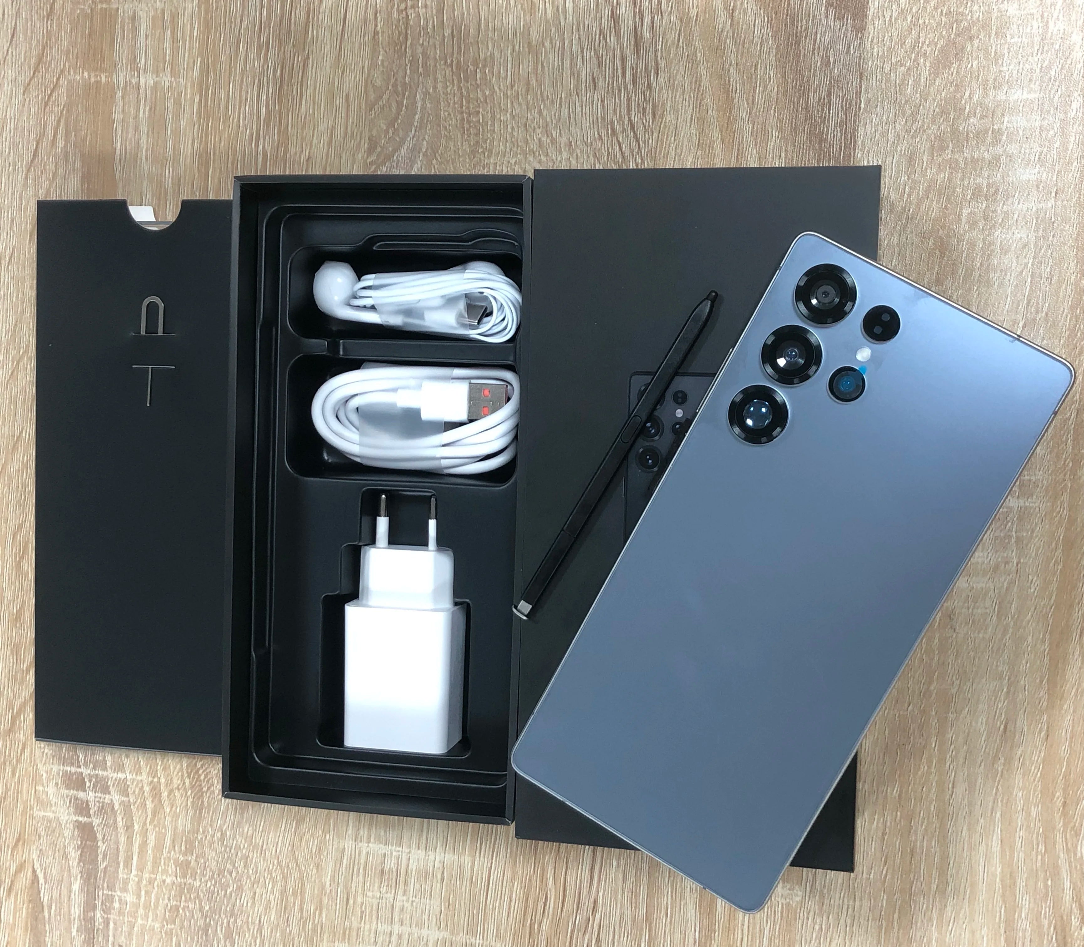 High Quality S25 Ultra Smart Phone Global 5G WIFI 22+1TB Clear Camera S-Pen Large Storage Fast Speed HD 108MP Long Standby Blue 22g Tidesmit