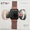Fashion Smart Watch GT16 Fitness Tracker 2.01inch TFT Display IP68 Waterproof Android Relojes Smartwatch with Double Straps - Tidesmit