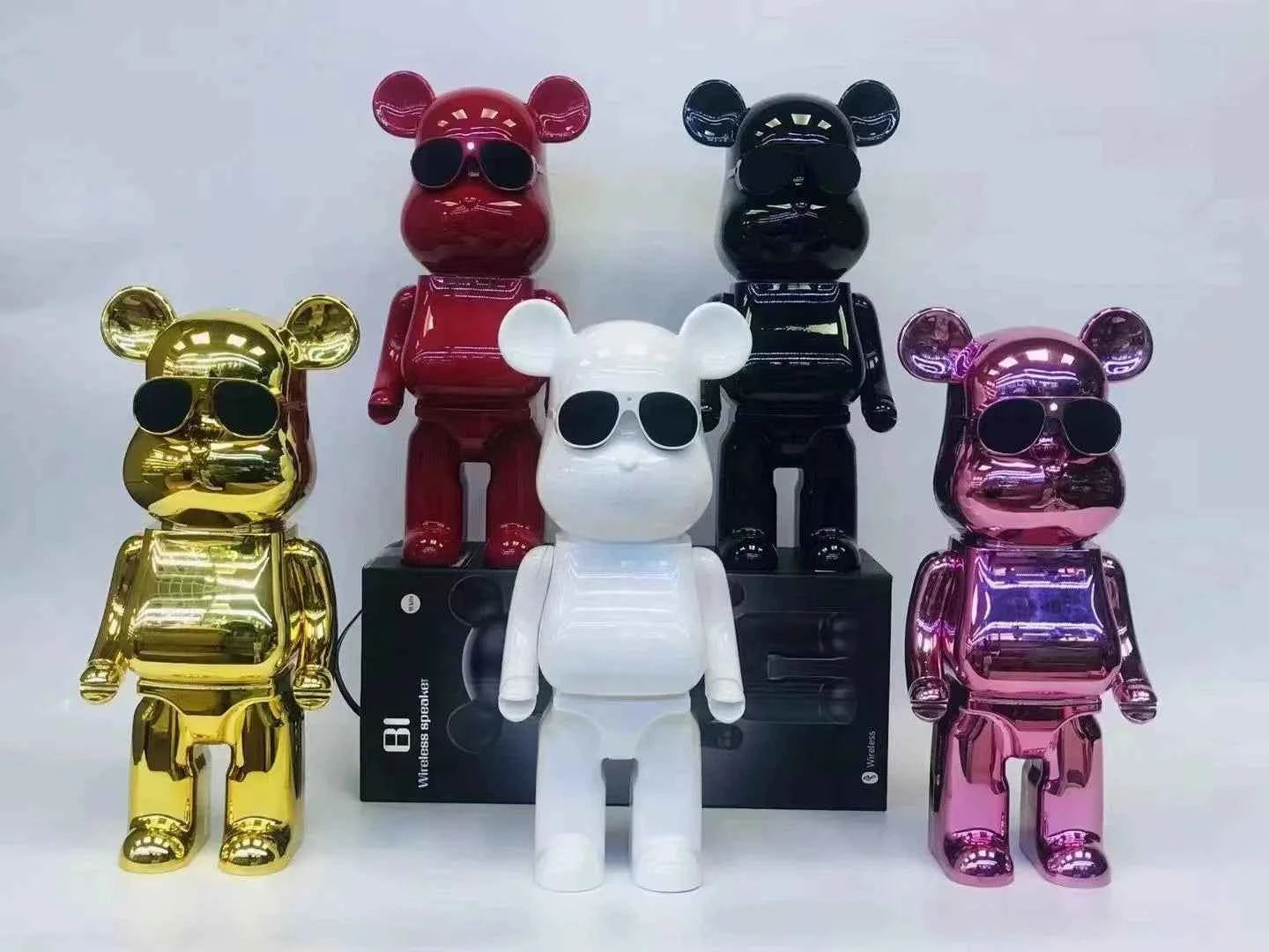 Violent Bear TWS Wireless Portable Column Speakers for Bluetooth FM Stereo Subwoofer Loudspeaker Audio Music Center for Mobile P My Store