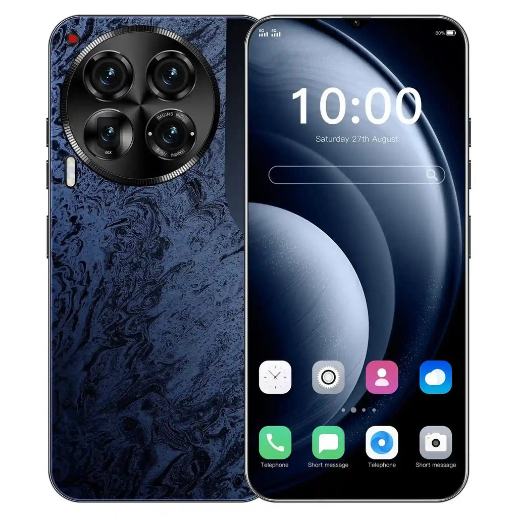 Camon 30 Pro 5G Smartphone, 108MP Dual Screen, Premium Red Leather Blue 16g Tidesmit