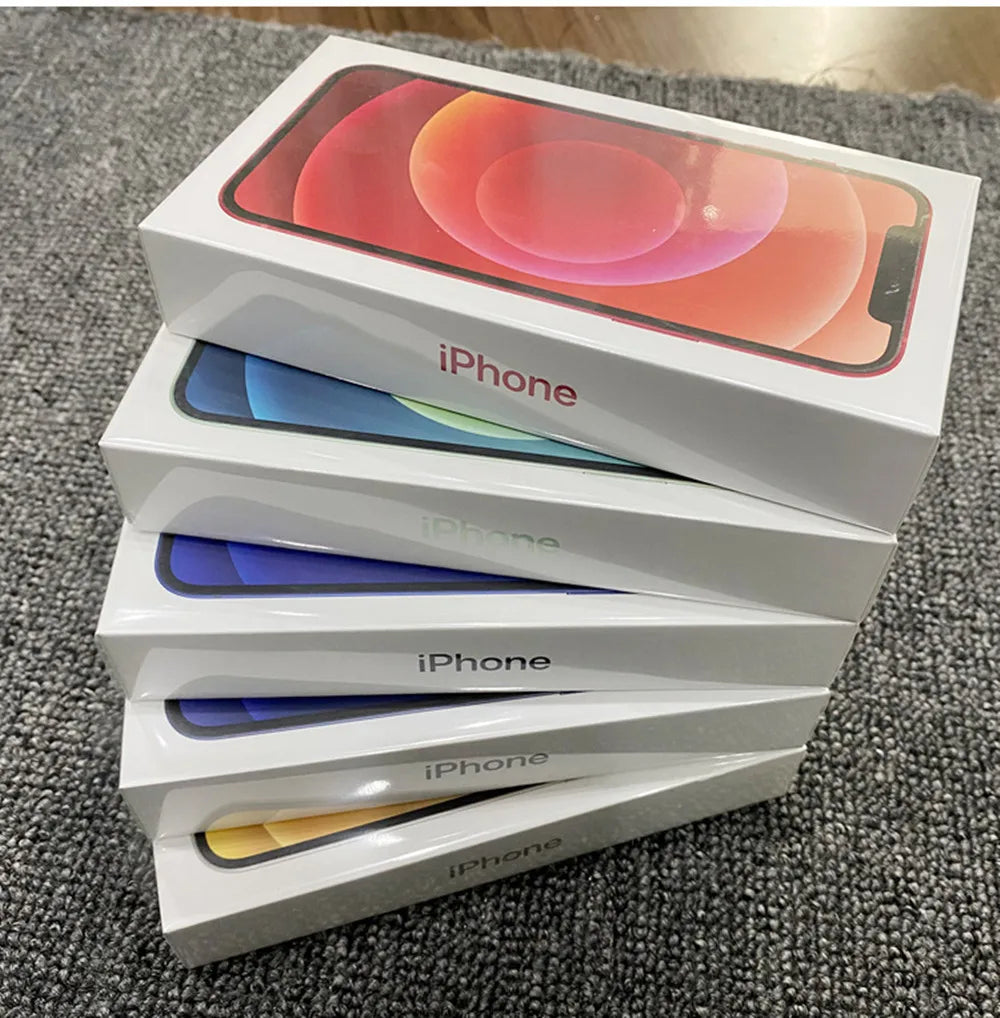 Original Apple iPhone 12 Mini 12Mini 5.4" OLED RAM 4GB ROM 64/128/256GB A14 IOS Face ID NFC 5G 99% New Unlocked Cell Phone