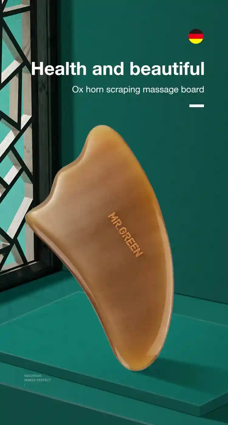 Gua Sha Scraping Massage Tool | Ox Horn Electric Muscle Relief MR-7308 Eye Massage Instrument Tidesmit