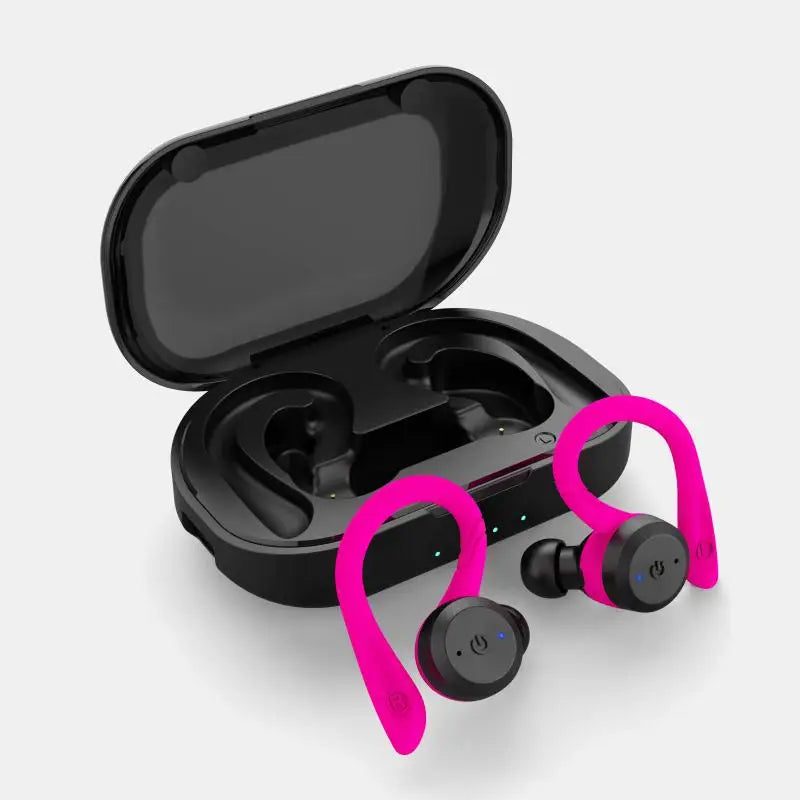 IPX7 Waterproof TWS Earbuds Wireless 5.0 Blue Tooth HiFi 3D Stereo Sound Noise Canceling Mic Charging Box LED Battery JL Tidesmit