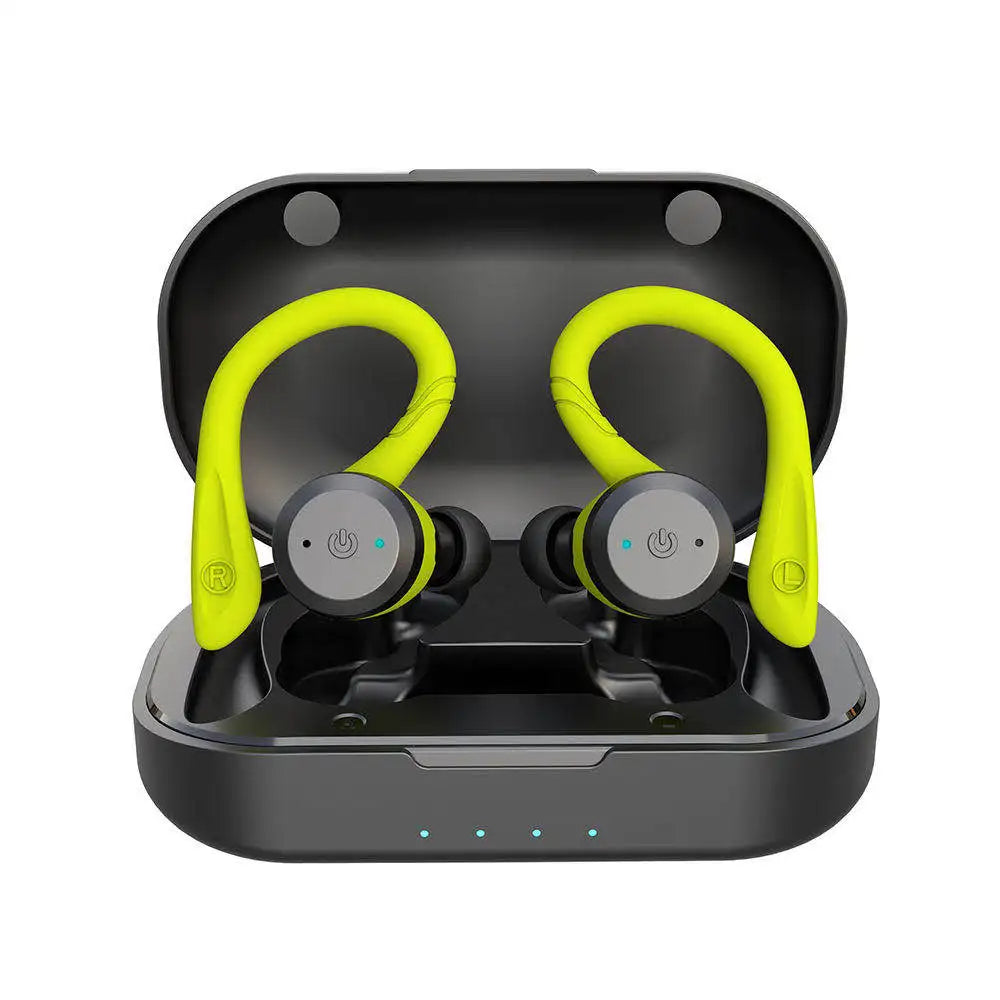 IPX7 Waterproof TWS Earbuds Wireless 5.0 Blue Tooth HiFi 3D Stereo Sound Noise Canceling Mic Charging Box LED Battery JL Tidesmit