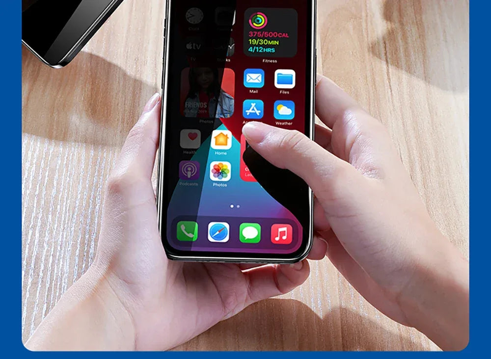Privacy Screen Protector for iPhone 17 - 9H Hardened Tempered Glass Tidesmit