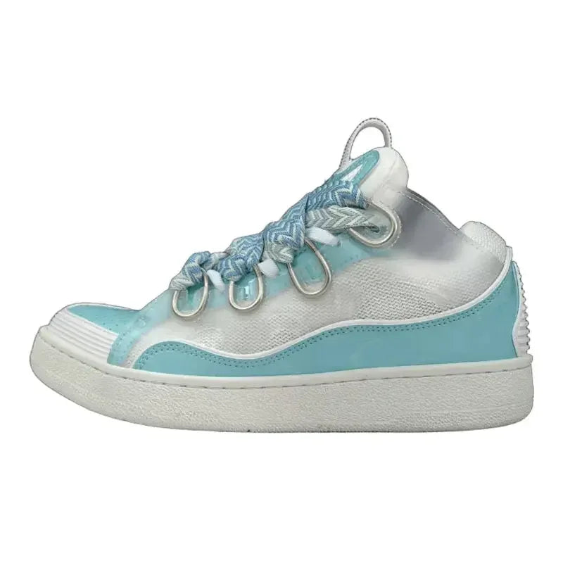 Designer Brand Luxury Casual Shoes Mens Women Embossed Leather Sneakers Calfskin Stripe Stretch Cotton Lace-up Low Rubber