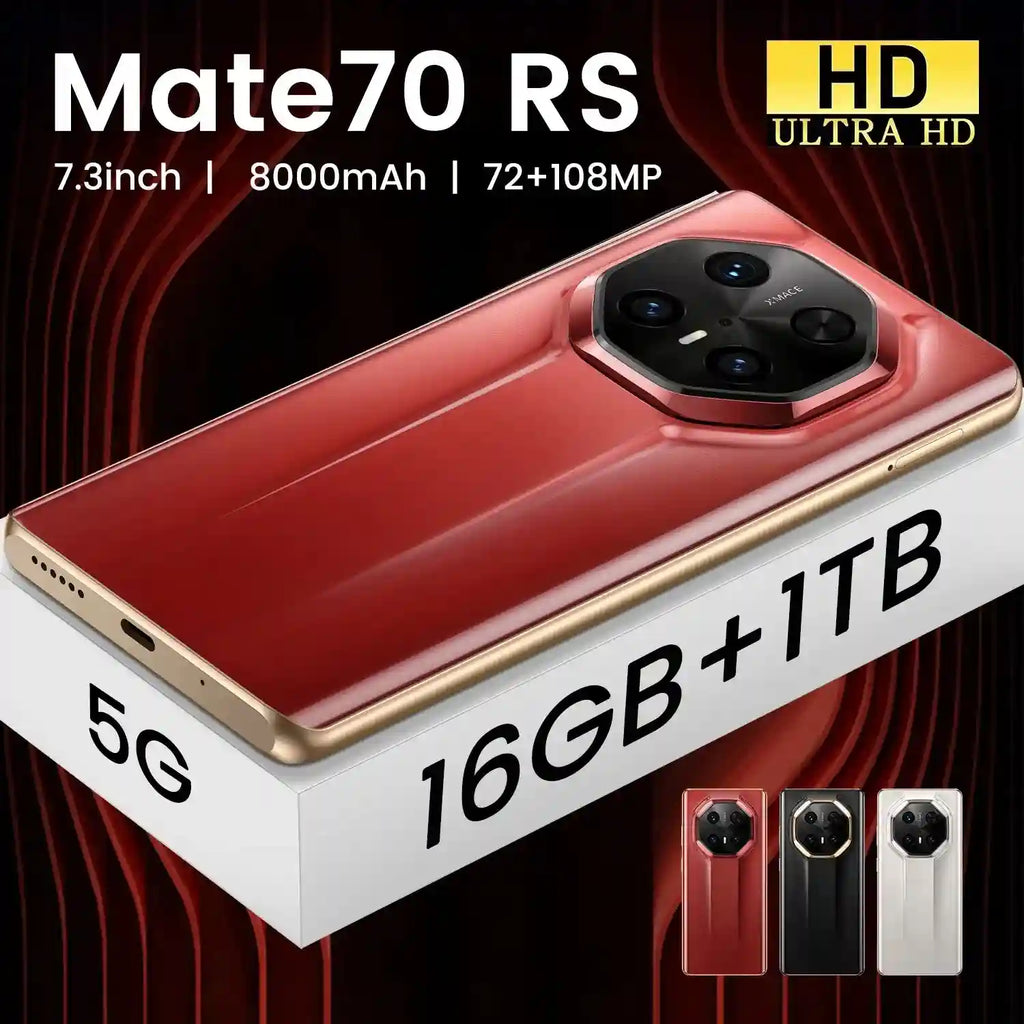 5G Smartphone 7.3 Inch AMOLED Display 16GB RAM 1TB Storage Tidesmit