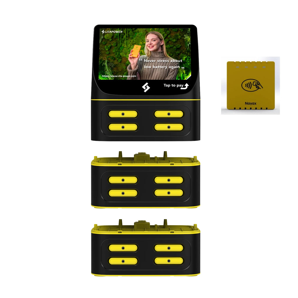 Latapower WIFI/4G/Shared Power Bank Rental Stations Portable Phone Charging Station Kiosk Vending Machine Tidesmit