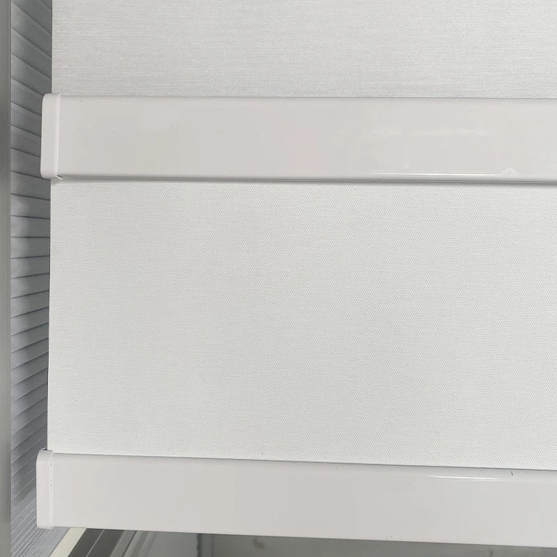 Smart Motorized Double Roller Blinds Tuya Zigbee Wifi Control Electric Motor Window Roller Blinds Tidesmit